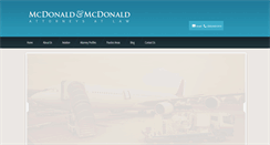 Desktop Screenshot of mcdonaldattorneys.com