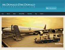 Tablet Screenshot of mcdonaldattorneys.com